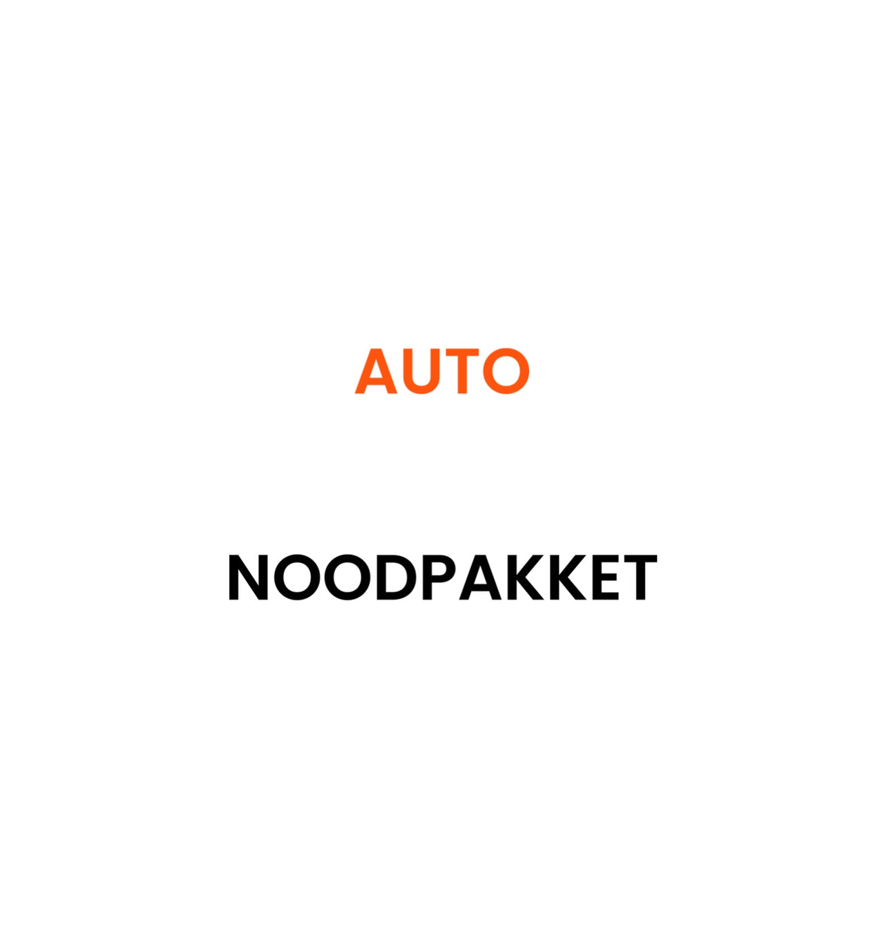 On The Road Safety Kit | Altijd voorbereid. Juist onderweg!
