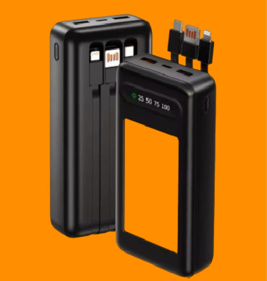 Powerbank met zonnecellen, 20.000mAh