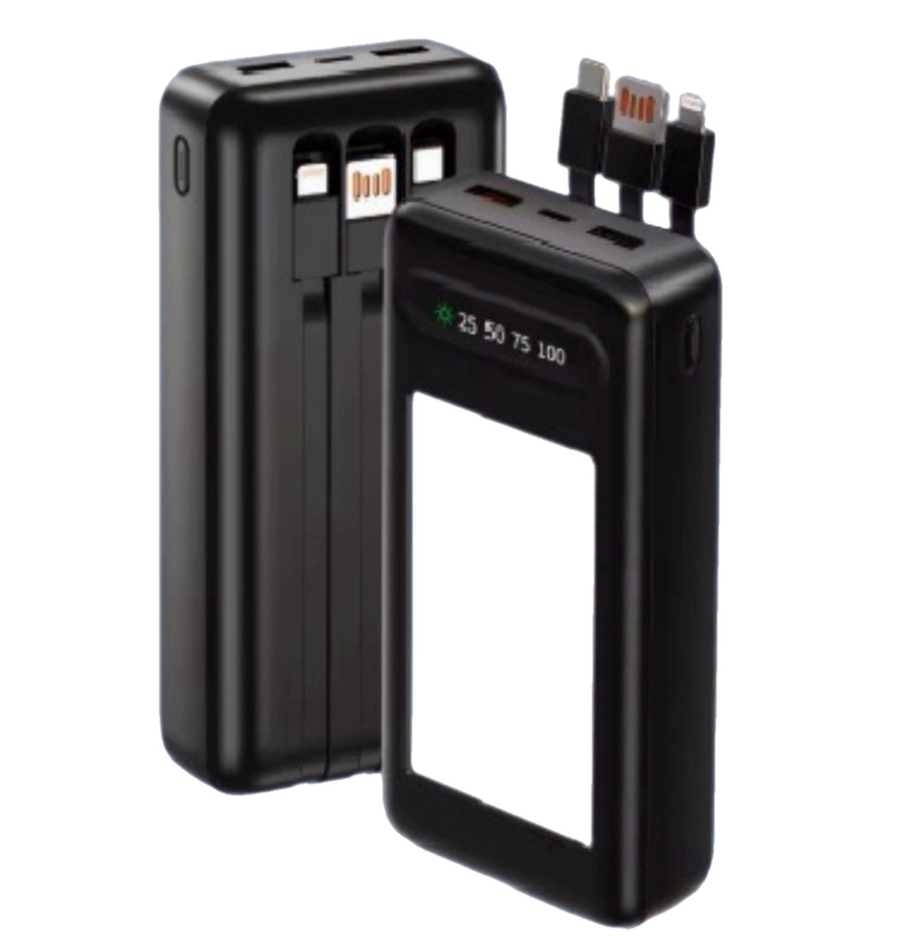 Powerbank 20.000 mAh met zonnecellen – betrouwbare stroom voor noodsituaties